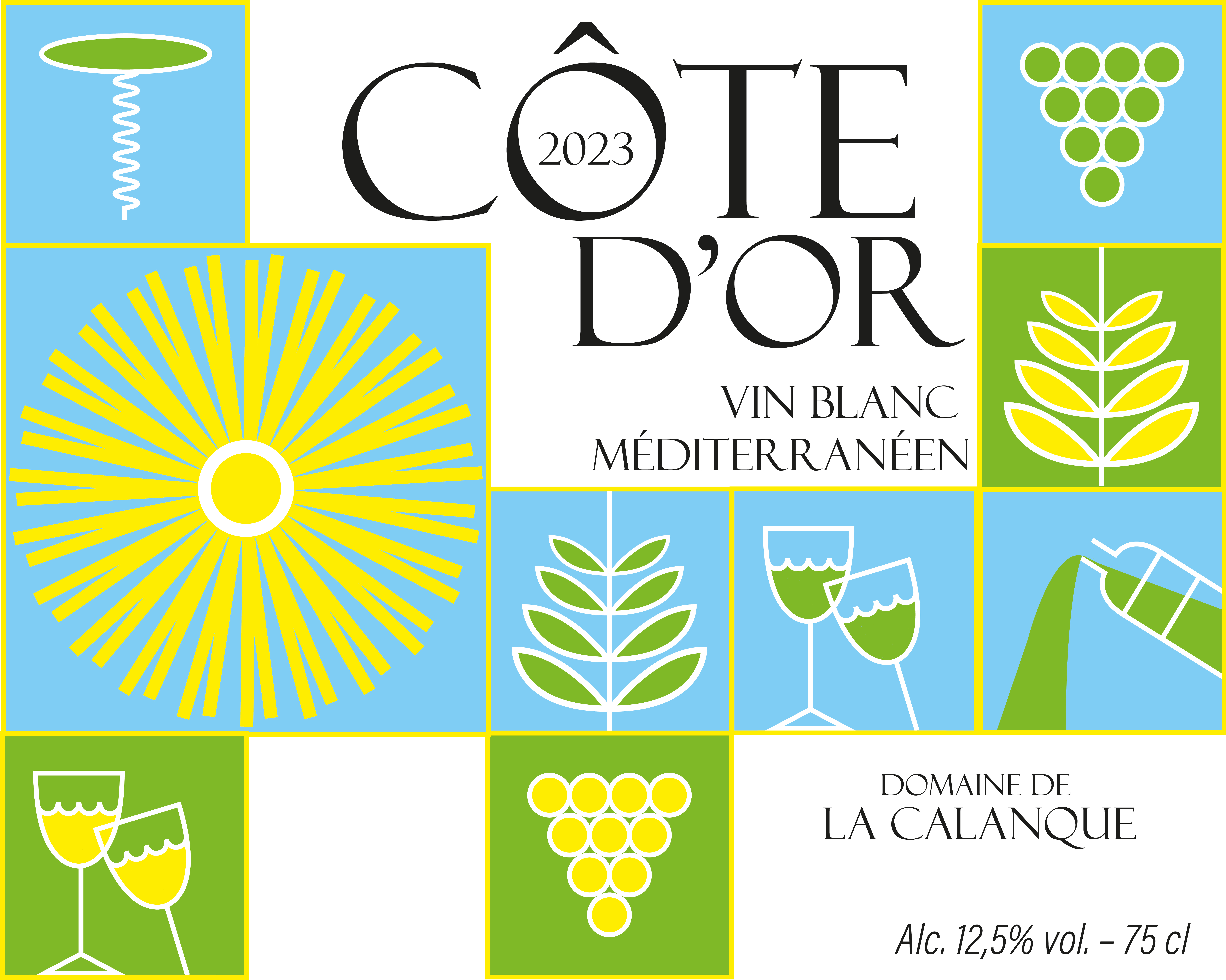 Packaging de la bouteille.